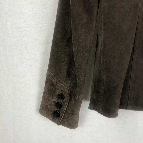 VINTAGE genuine suede blazer - Picture 4 of 11